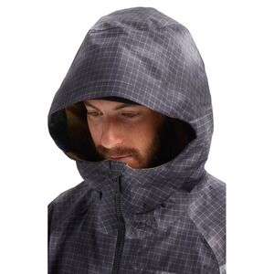 Burton W AK Haven Gore-Tex Jacket gray Check Hooded 3L